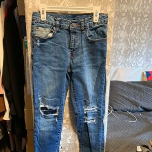 Distressed jeans size 10